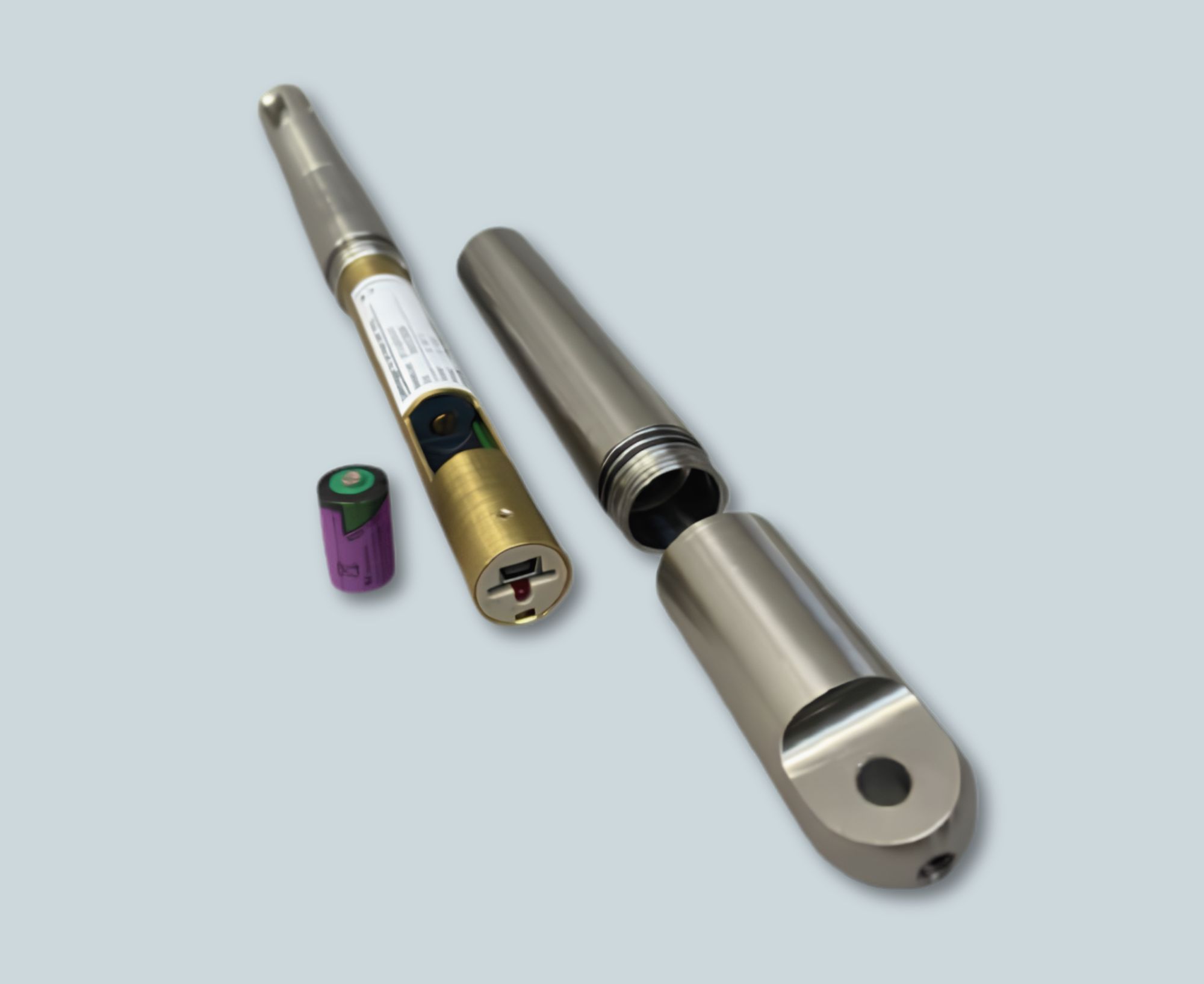 pH-Log3030 Datenlogger mit Sensor und Komponenten