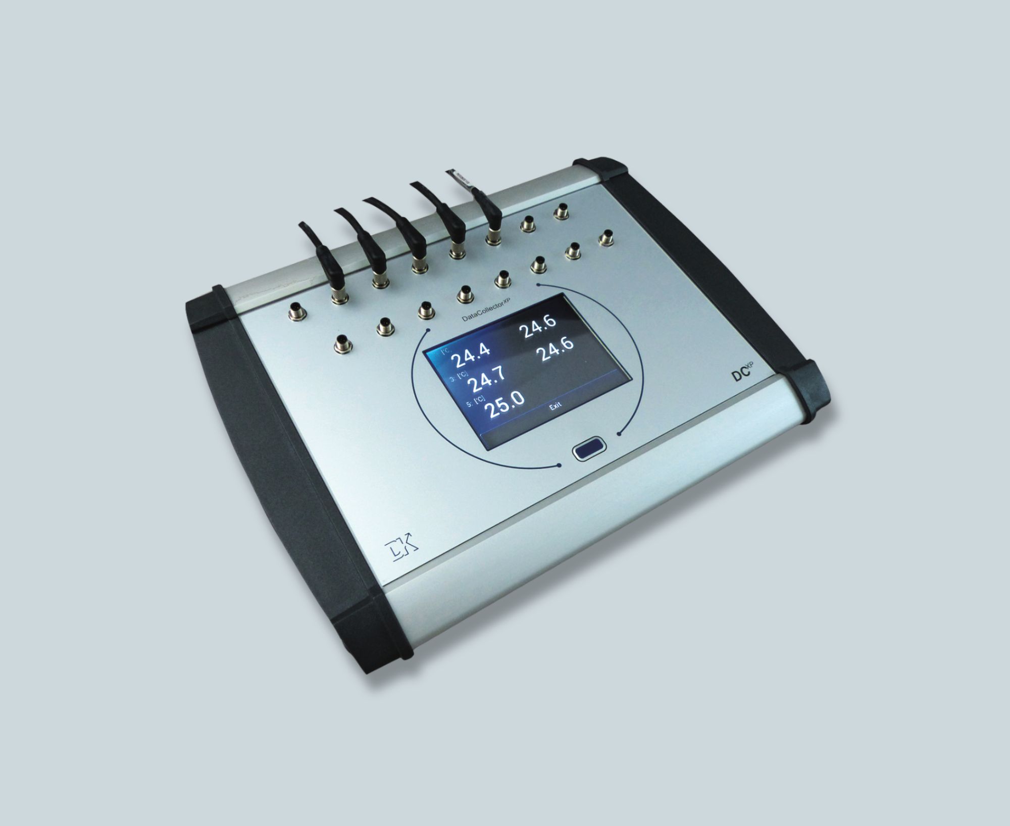 DCXP16R Mehrkanaldatenlogger für Temperatur, Feuchte, Druck, CO₂, Strom und Spannung